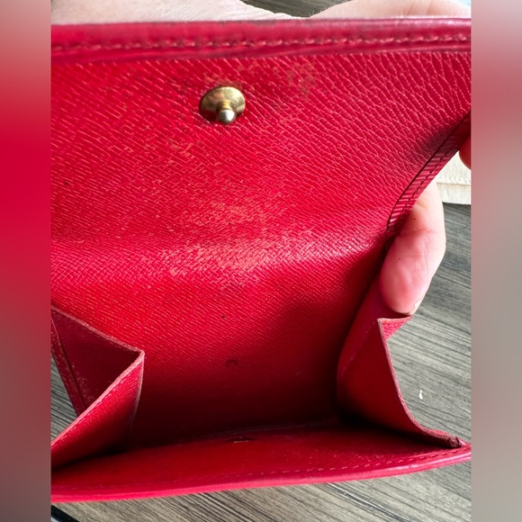 LV BUNDLE Epi red key holder and Elise wallet and dust bag  Authentic - Picture 7 of 15